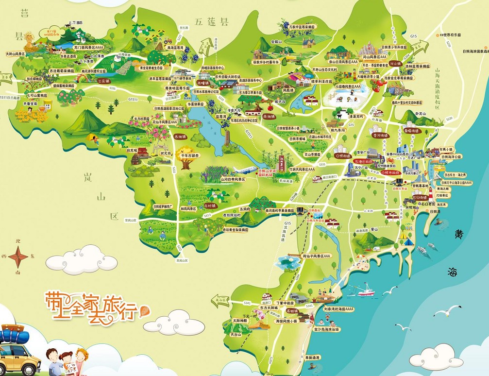 如东景区使用手绘地图给景区能带来什么好处？